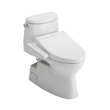 TOTO MW6143074CEFG#01 Washlet+ Carlyle II One-Piece 1.28 GPF Toilet and Washlet+ C2 Bidet Seat