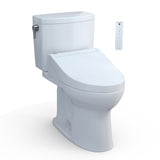 TOTO MW4543084CUFG#01 Washlet+ Drake II 1G Two-Piece 1.0 GPF Toilet and Washlet+ C5 Bidet Seat