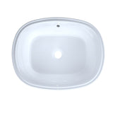 TOTO LT481G#01 Maris 20-5/16" x 15-9/16" Oval Undermount Bathroom Sink with CEFIONTECT, Cotton White