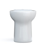 TOTO C775CEFG#01 Drake Round Tornado Flush Toilet Bowl with CEFIONTECT, Cotton White