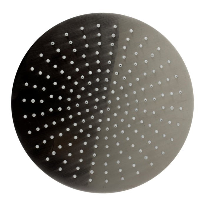 ALFI Brand LED12R-BN Brushed Nickel 12" Round Multi Color LED Rain Shower Head