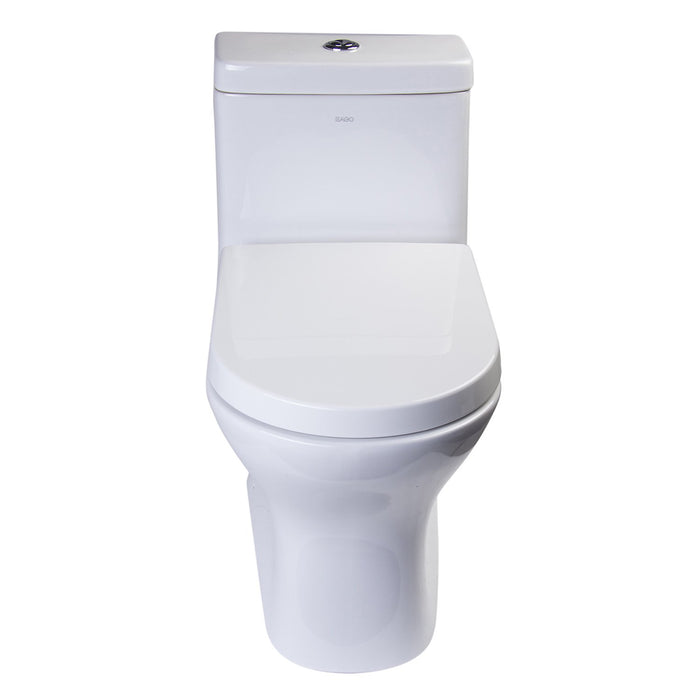Eago TB353 Dual Flush One Piece High Efficiency Low Flush Ceramic Toilet