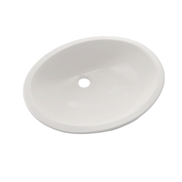 TOTO Rendezvous Oval Undermount Bathroom Sink with CeFiONtect, Colonial White, SKU: LT579G#11
