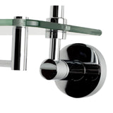 ALFI AB9549 Polished Chrome Wall Mounted Double Glass Shower Shelf Accessory