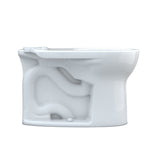 TOTO C775CEFG#01 Drake Round Tornado Flush Toilet Bowl with CEFIONTECT, Cotton White