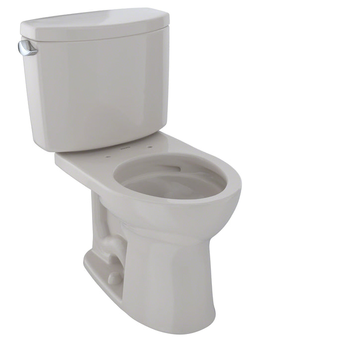 TOTO CST453CEFG#12 Drake II Two-Piece Round 1.28 GPF Toilet with CEFIONTECT, Sedona Beige