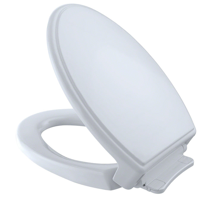 TOTO Traditional SoftClose Slow Close Toilet Seat and Lid, Cotton White, SKU: SS154#01