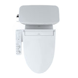 TOTO MW7763074CSG#01 Drake Washlet+ Two-Piece 1.6 GPF Tornado Flush Toilet with C2 Bidet Seat