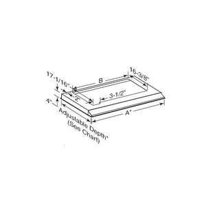 Broan Nutone Liner for Rmip45 48" Stainless (Adj. Depth 22.5" - 25.5")