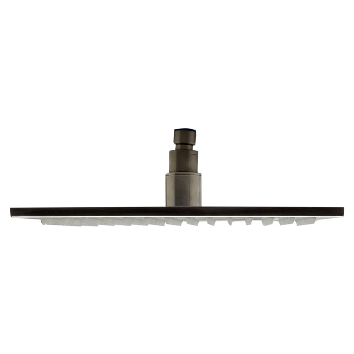 ALFI Brand LED12S-BN Brushed Nickel 12" Square Multi Color LED Rain Shower Head