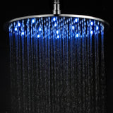 ALFI Brand LED16R-BN Brushed Nickel 16" Round Multi Color LED Rain Shower Head