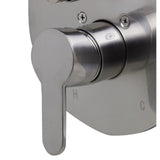 ALFI AB3101-BN Brushed Nickel Shower Valve Mixer with Lever Handle and Diverter