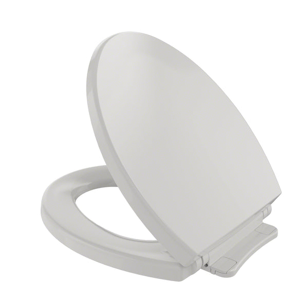 TOTO SoftClose Non Slamming, Slow Close Round Toilet Seat and Lid, Colonial White, SKU: SS113#11