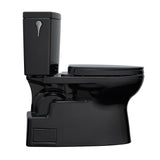 TOTO MS474124CUF#51 Vespin II 1G Two-Piece Toilet with SS124 SoftClose Seat, Washlet+ Ready, Ebony Black