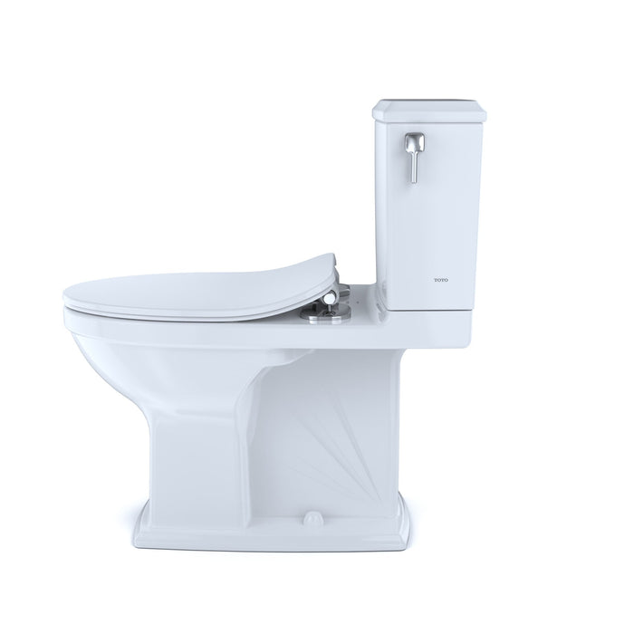 TOTO MS494234CEMFRG#01 Connelly Two-Piece Dual Flush Toilet with Right Lever, Washlet+ Ready