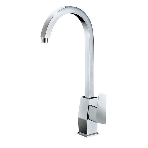 ALFI Brand AB3470-PC Polished Chrome Gooseneck Single Hole Bathroom Faucet