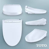 TOTO SW3036R#01 Washlet K300 Bidet Toilet Seat with Water Heating, Premist and Wand Cleaning