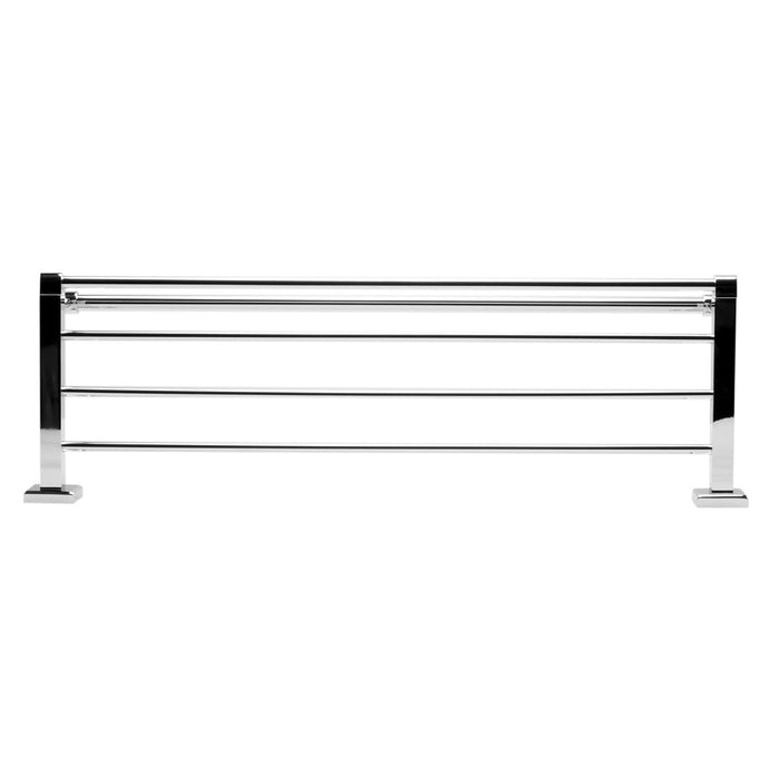 ALFI Brand AB9596 Polished Chrome 24 inch Towel Bar & Shelf Bathroom Accessory