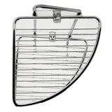 ALFI AB9532 Polished Chrome Corner Mounted Double Basket Shower Shelf Accessory