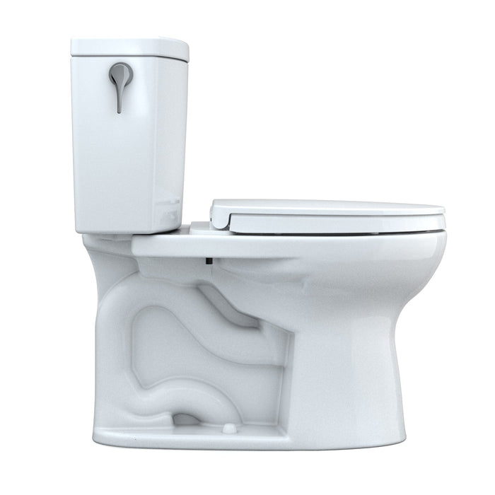 TOTO MS454124CUFG#01 Drake II 1G Two-Piece Elongated 1.0 GPF Toilet with SS124 SoftClose Seat, Washlet+ Ready