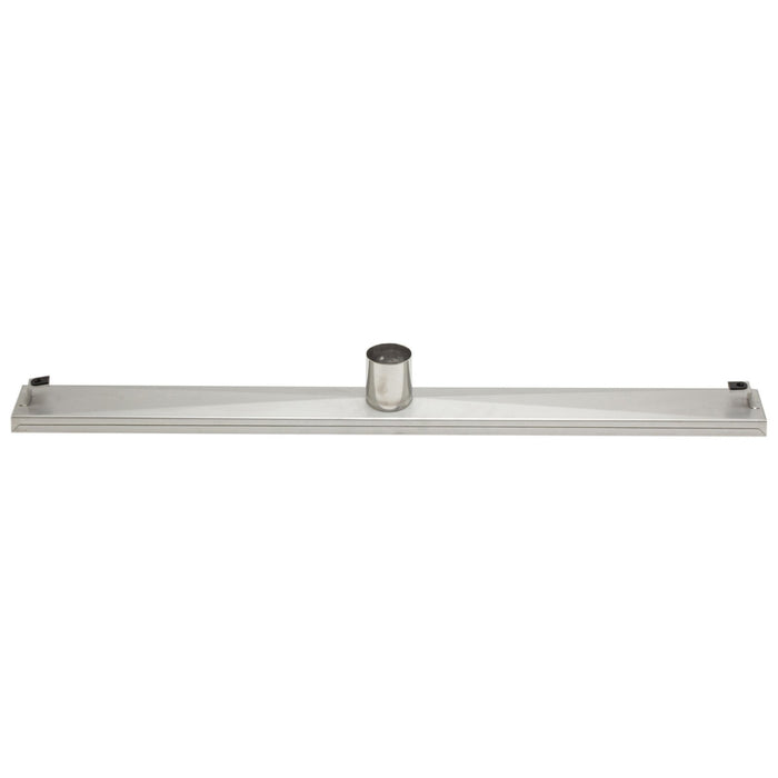 ALFI ABLD32C-BSS 32" Modern Stainless Steel Linear Shower Drain with Groove Holes
