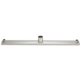 ALFI ABLD32C-BSS 32" Modern Stainless Steel Linear Shower Drain with Groove Holes