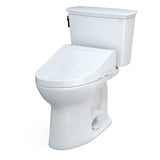 TOTO MW7863084CEFG.10#01 Drake Transitional Washlet+ Two-Piece 1.28 GPF Toilet with C5 Bidet Seat