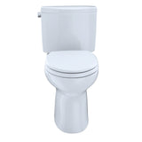 TOTO CST454CEFRG#01 Drake II 2-Piece 1.28 GPF Toilet & Right-Hand Trip Lever, Cotton White
