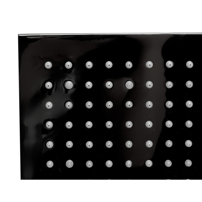 ALFI Brand LED8S-PC Polished Chrome 8" Square Multi Color LED Rain Shower Head