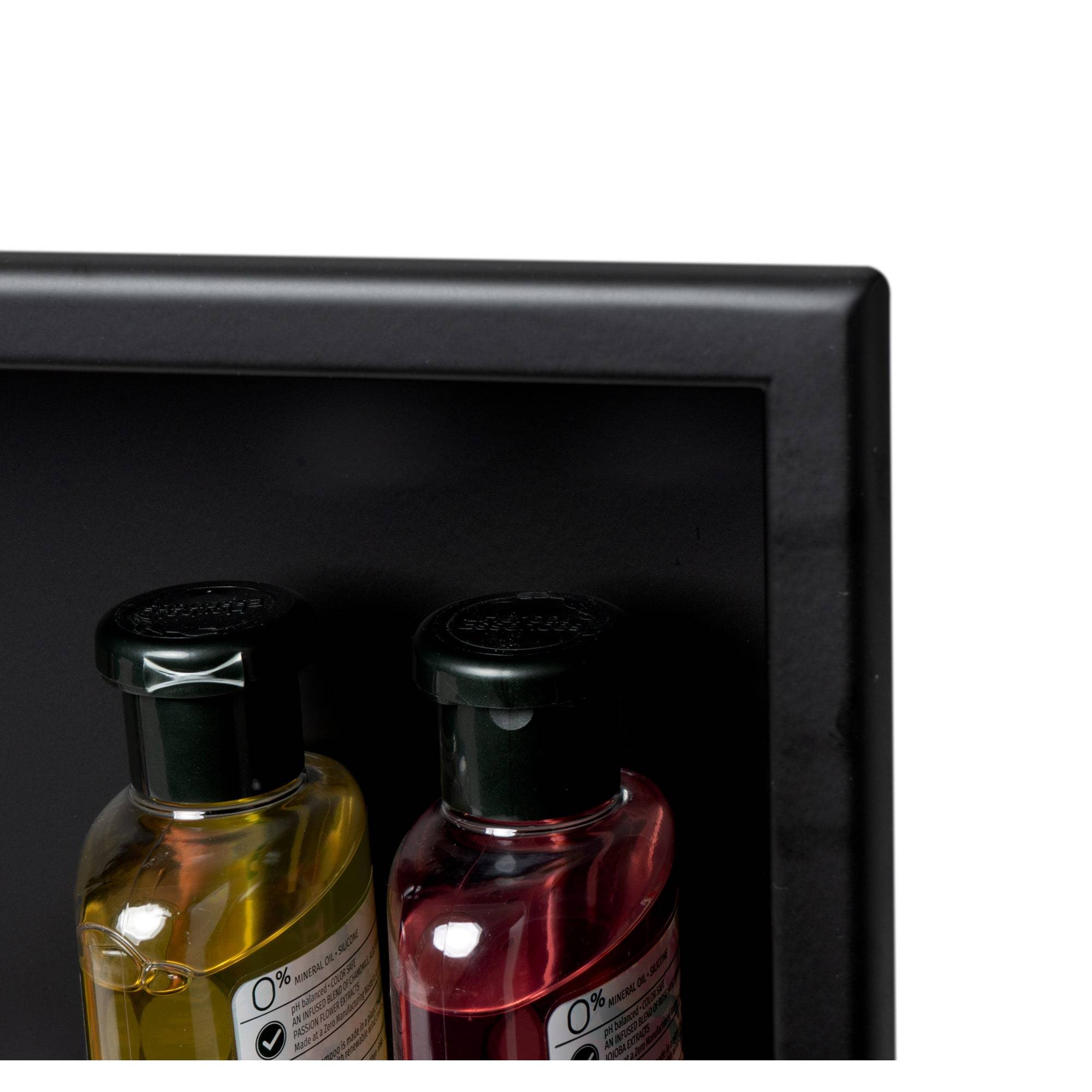 ALFI brand 24 x 12 Black Matte Stainless Steel Horizontal Single Shelf -  Luxury Bath Collection