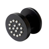 ALFI Brand AB3830-BM Black Matte 2" Round Adjustable Shower Body Spray