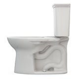 TOTO CST786CEFG#11 Drake Transitional Two-Piece Tornado Flush Toilet with CEFIONTECT, Colonial White