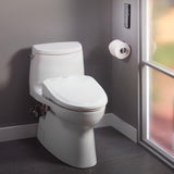 TOTO SW583#01 WASHLET S350E Bidet Toilet Seat with Auto Open/Close, Round, Cotton White