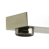 ALFI AB2322-BN Brushed Nickel Deck Mounted Tub Filler and Square Shower Head