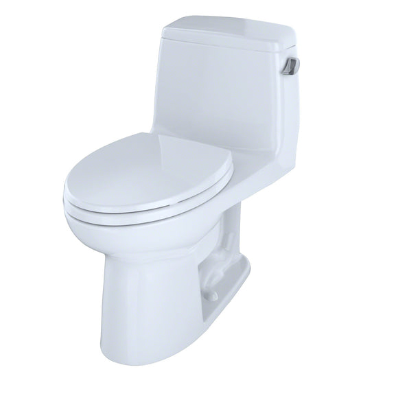 TOTO UltraMax One-Piece Elongated 1.6 GPF ADA Toilet, Cotton White, SKU: MS854114SLR#01