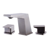 ALFI Brand AB1471-BN Brushed Nickel Modern Widespread Bathroom Faucet