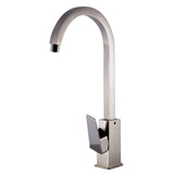 ALFI Brand AB3470-BN Brushed Nickel Gooseneck Single Hole Bathroom Faucet