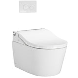 TOTO SW4547AT60#01 RW Washlet+ Ready Bidet Toilet Seat in Cotton White