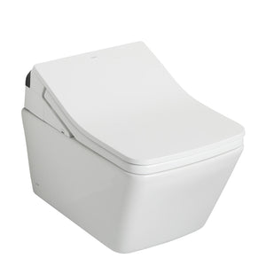 TOTO CWT4494049CMFGA#MS Washlet+ SP Wall-Hung Square Toilet with SX Bidet Seat and DuoFit In-Wall Tank