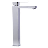 ALFI Brand AB1129-PC Polished Chrome Tall Square Single Lever Bathroom Faucet
