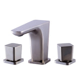 ALFI Brand AB1782-BN Brushed Nickel Widespread Modern Bathroom Faucet