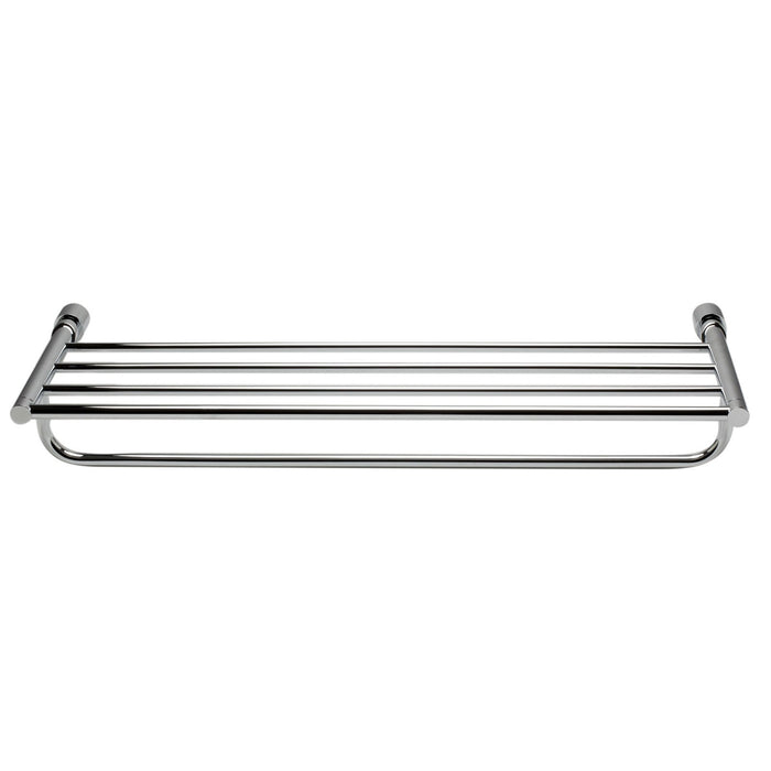 ALFI Brand AB9523 Polished Chrome 24 inch Towel Bar & Shelf Bathroom Accessory