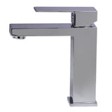 ALFI Brand AB1229-PC Polished Chrome Square Single Lever Bathroom Faucet