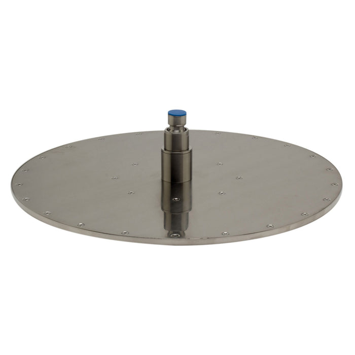 ALFI Brand LED16R-BN Brushed Nickel 16" Round Multi Color LED Rain Shower Head