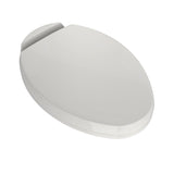 TOTO SS204#11 Oval SoftClose Non Slamming, Slow Close Toilet Seat & Lid, Colonial White