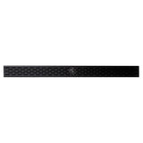 ALFI Brand ABLD36C-BM 36" Black Matte Stainless Steel Linear Shower Drain with Groove Holes