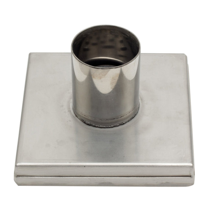ALFI ABSD55B-BSS 5" x 5" Square Brushed Stainless Steel Shower Drain with Cover