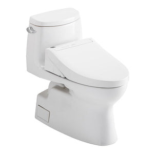 TOTO MW6143084CEFG#01 Washlet+ Carlyle II One-Piece 1.28 GPF Toilet and Washlet+ C5 Bidet Seat