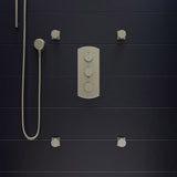 ALFI AB4001-BN Brushed Nickel Concealed 3-Way Thermostatic Shower Mixer