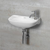 Whitehaus WHS1010-SB-BSS Waterhaus Single Lever Small Bathroom Faucet